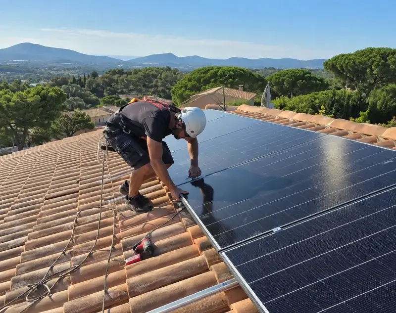 Installateur panneaux solaires Bonnieux — pose photovoltaïque sur toiture