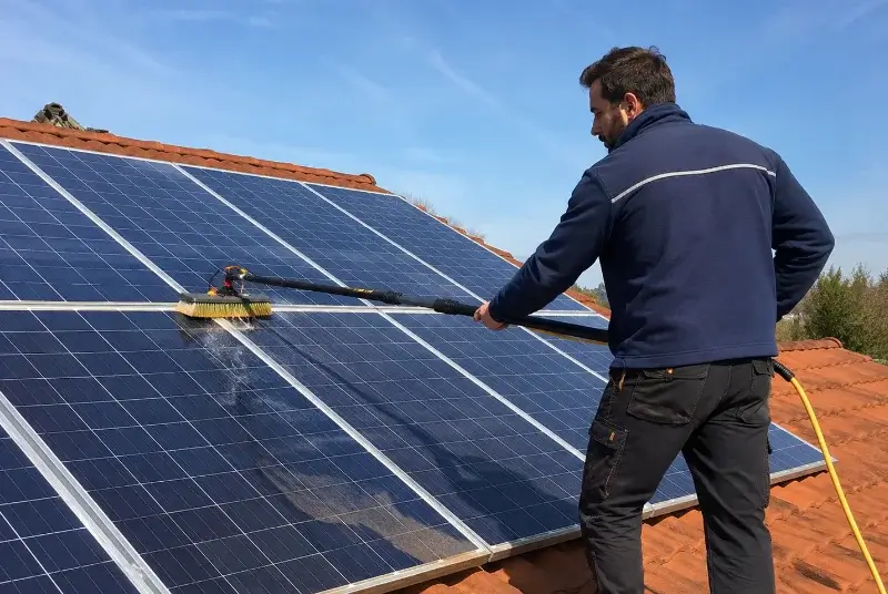 Nettoyage et entretien de panneaux solaires à Bonnieux